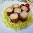 大根とスモークチーズの豚肉巻き
