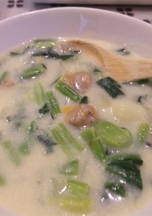 アサリと野菜の豆乳チャウダー-レシピのメイン写真