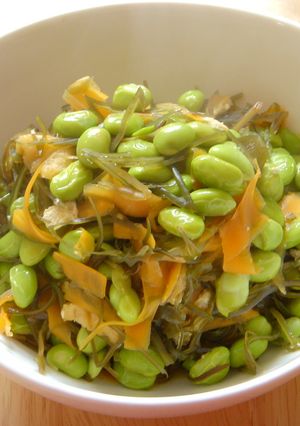 きざみ昆布と枝豆の煮物-レシピのメイン写真