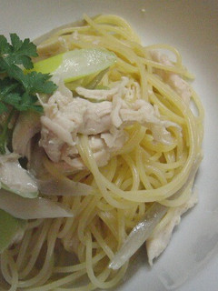 ♡ササミとゴボウと長ネギの豆乳パスタ♡ -レシピのメイン写真