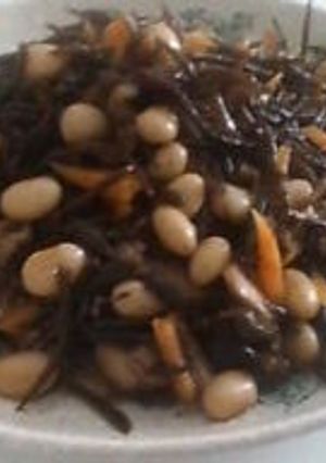 ひじきと大豆の煮物（食べ過ぎ注意）-レシピのメイン写真