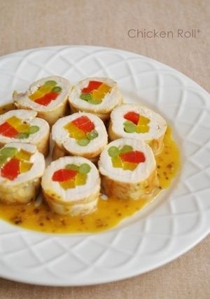 チキンロール～マスタードソース～-レシピのメイン写真