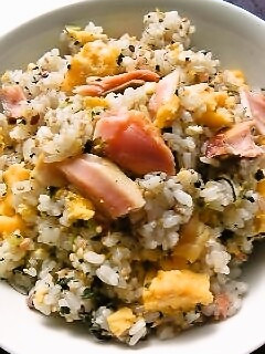鮭と卵のライスサラダ風混ぜご飯-レシピのメイン写真