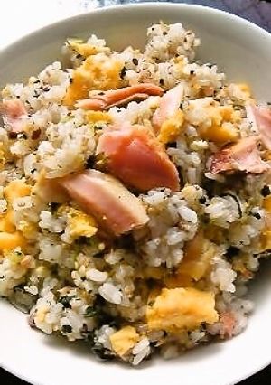 鮭と卵のライスサラダ風混ぜご飯-レシピのメイン写真