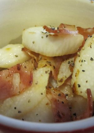 ホクホク♡♥♡長いもとベーコンの炒め物-レシピのメイン写真