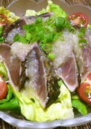 鰹のたたきと新玉葱のエスニック風-レシピのメイン写真