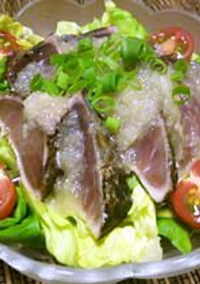 鰹のたたきと新玉葱のエスニック風-レシピのメイン写真
