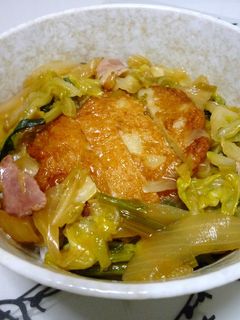 野菜たっぷり簡単さつま揚げ丼-レシピのメイン写真