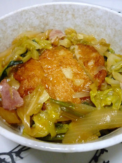 野菜たっぷり簡単さつま揚げ丼-レシピのメイン写真