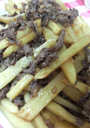 新じゃがと牛肉の炒めもの♪-レシピのメイン写真