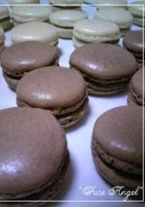 ✿簡単マカロン✿バニラ＆チョコレート✿-レシピのメイン写真