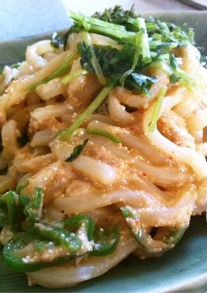 たらことツナの美味しいうどん-レシピのメイン写真