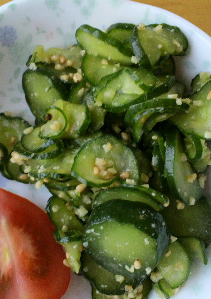 給食風☆胡瓜のごま和え-レシピのメイン写真
