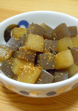 大根とこんにゃくの甘辛コロコロ煮-レシピのメイン写真