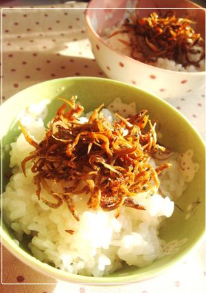 カリカリじゃこのっけご飯♪-レシピのメイン写真