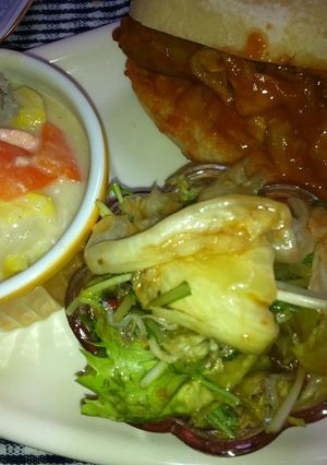 キャベツとチーズのトマト煮サンド-レシピのメイン写真
