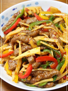 チンジャオロース風★牛肉と筍の豆板醤炒め-レシピのメイン写真