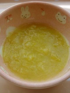 離乳食初期【キャベツとじゃが芋のスープ】-レシピのメイン写真