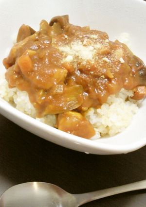 ＊茄子ときのこのヘルシートマトカレー＊-レシピのメイン写真