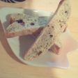 チーズとブルーベリーのビスコッティ