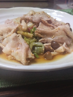 レタス🥬と豚バラポン酢和え-レシピのメイン写真