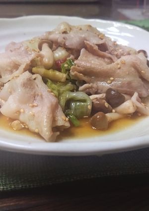 レタス🥬と豚バラポン酢和え-レシピのメイン写真