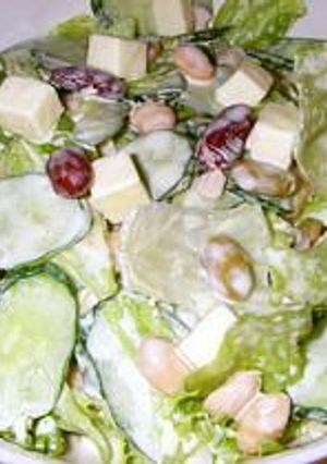 ●チーズとお豆のコールスロー風サラダ●-レシピのメイン写真