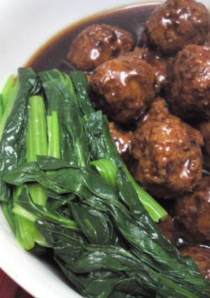 生姜風味!肉だんごの甘辛煮-レシピのメイン写真