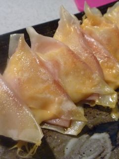 材料3つ!焼売の皮でハムチーズ巻-レシピのメイン写真