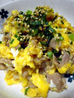 すぐでき!豚コマ卵で中華炒め-レシピのメイン写真
