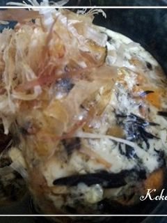豆腐とひじきの茶巾蒸し-レシピのメイン写真