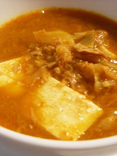韓国 定番スープ キムチチゲ-レシピのメイン写真