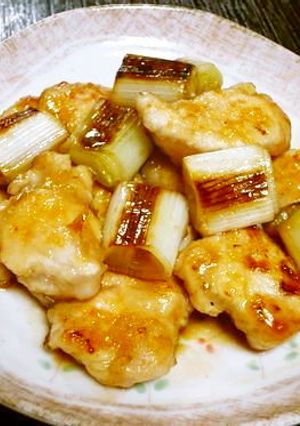 ★鶏むね肉de塩鶏の焼き鳥風照り焼き★-レシピのメイン写真