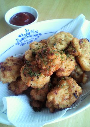 ナゲット風～胸肉と豆腐のふわふわ揚げ-レシピのメイン写真