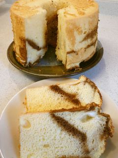 マーブル✿シナモンコーヒーシフォンケーキ-レシピのメイン写真