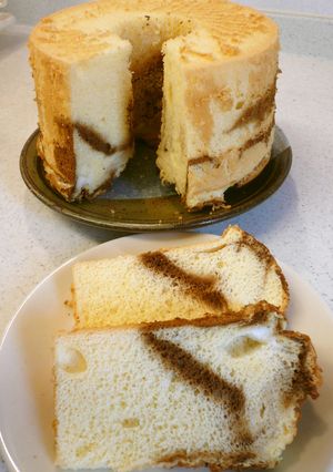 マーブル✿シナモンコーヒーシフォンケーキ-レシピのメイン写真