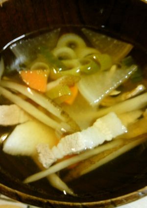 我が家の☆けんちん汁☆-レシピのメイン写真