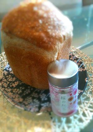 HB✩フレーバーティで✩桜香豊か紅茶パン-レシピのメイン写真
