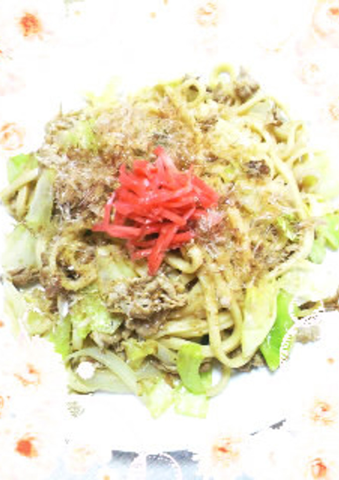 昔ながらの♪簡単屋台風焼きうどん-レシピのメイン写真
