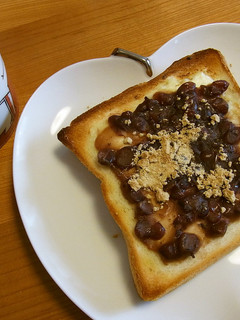 クリームチーズとあずきのトースト✿-レシピのメイン写真