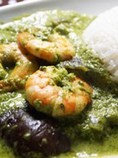 エビとホウレン草のココナツカレー-レシピのメイン写真