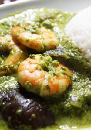 エビとホウレン草のココナツカレー-レシピのメイン写真
