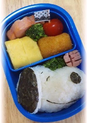 スヌーピーおにぎり-レシピのメイン写真