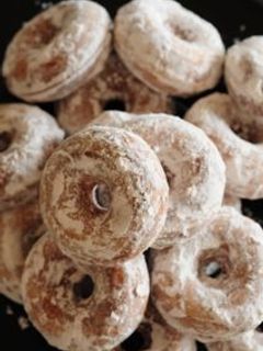 焼きドーナッツ(シナモン)。-レシピのメイン写真