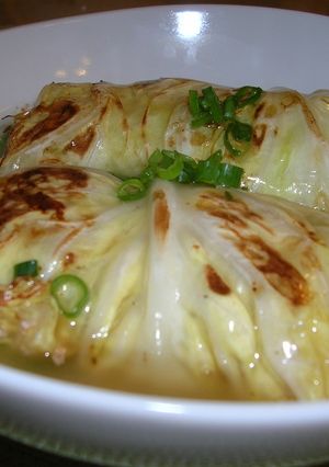 春キャベツの焼きロールキャベツ-レシピのメイン写真