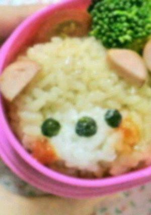 キャラ弁＊くまちゃん-レシピのメイン写真