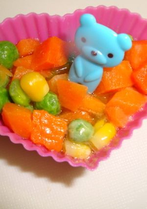 ミックスベジタブルで簡単お惣菜♡お弁当に-レシピのメイン写真