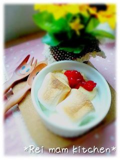 ✿ジャムクラッカー♡焼マシュヨーグルト✿-レシピのメイン写真
