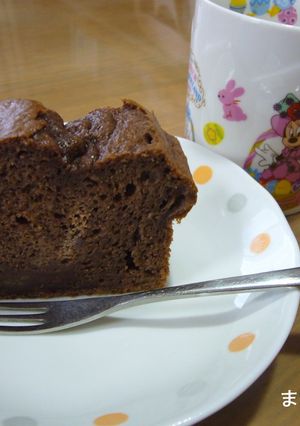 HMで簡単ココアバナナケーキ-レシピのメイン写真