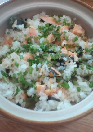 手軽!鮭の炊き込みご飯-レシピのメイン写真